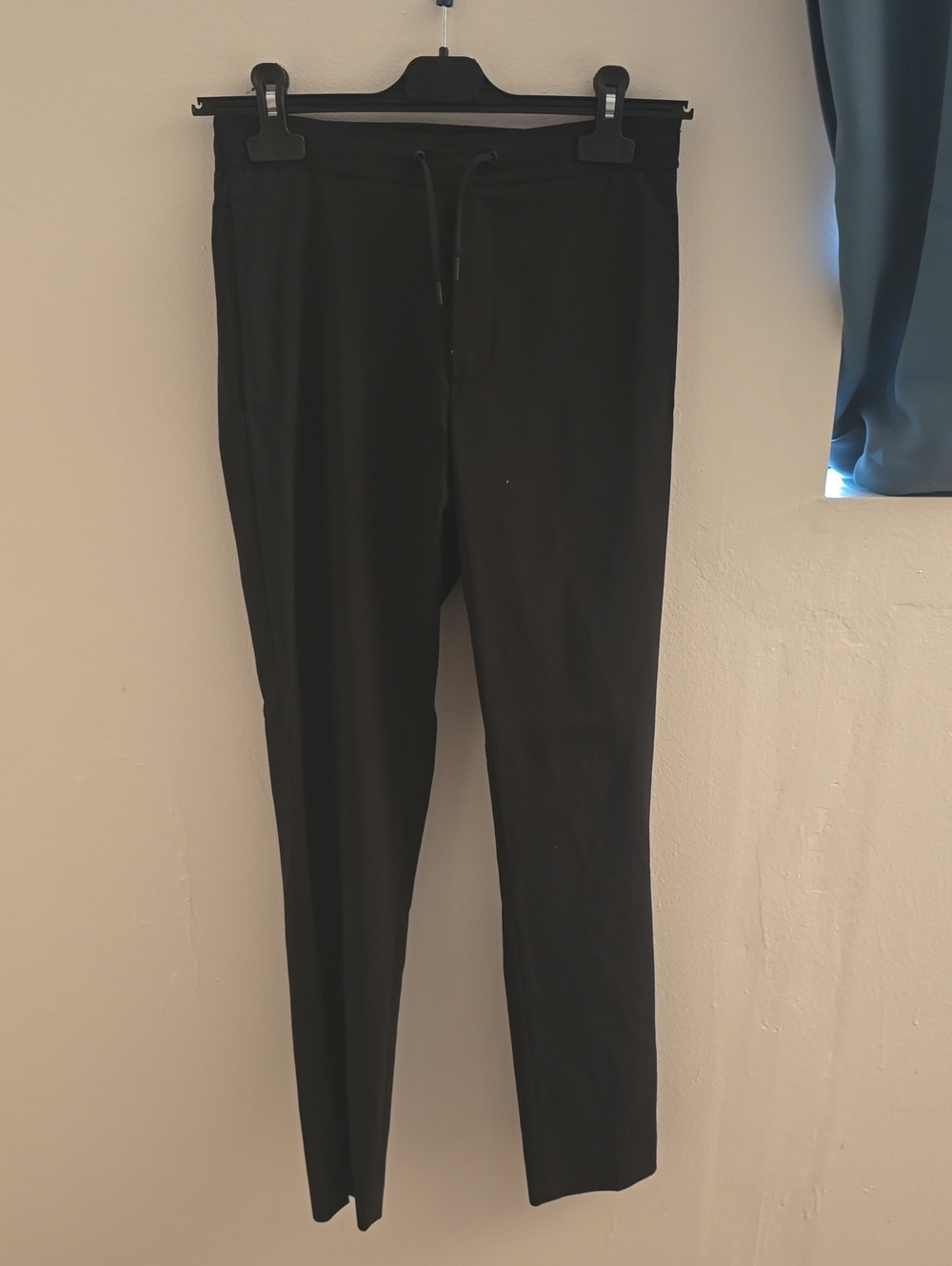 Sandro Men's Black Drawstring Jogger Pants